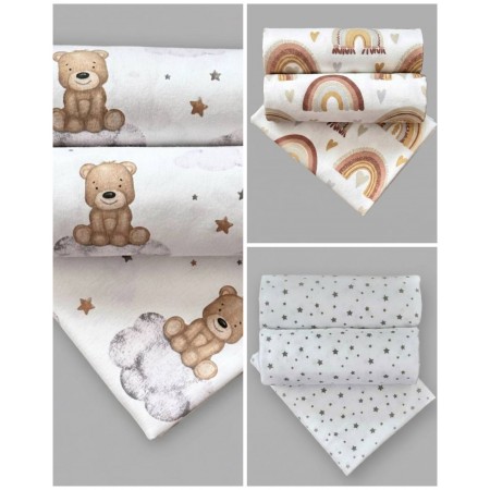 Фланелева пелюшка для немовлят 100×80 см